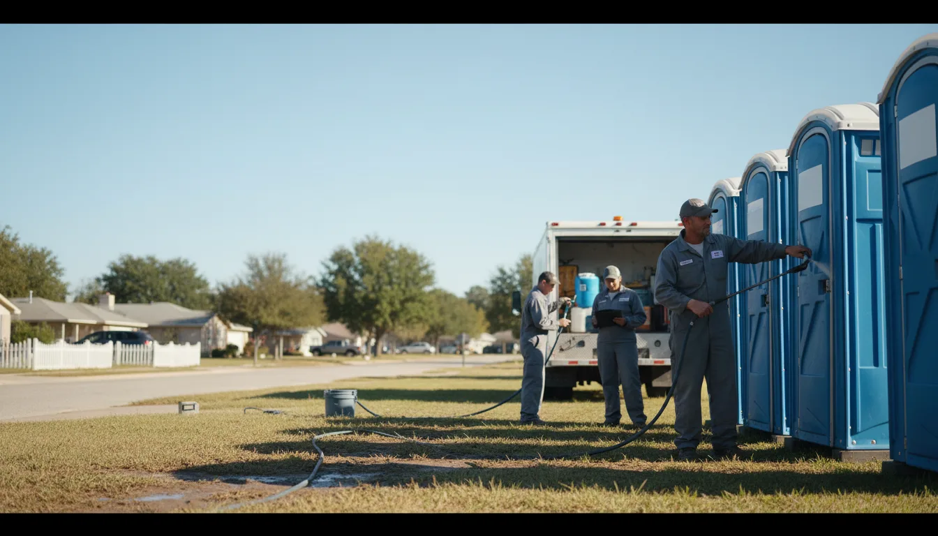 Long-Term Portable Toilet Rental in Welch, TX near me